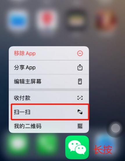 衡东苹果手机维修分享iPhone 15如何快速打开扫一扫 