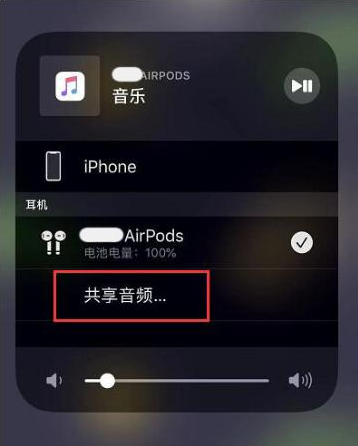 衡东苹果14音频维修点分享iPhone14音频共享设置方法 