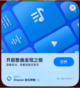 衡东苹果14维修站分享iPhone14音乐识别功能使用方法 