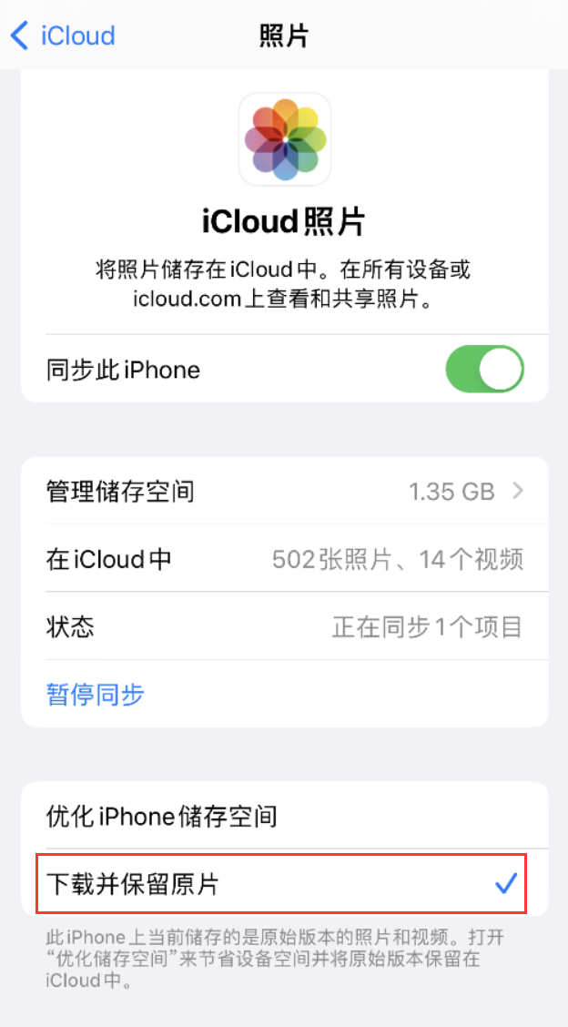 衡东苹果手机维修分享iPhone 无法加载高质量照片怎么办 