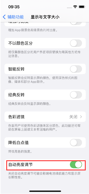 衡东苹果15维修店分享iPhone 15 Pro系列屏幕亮度 