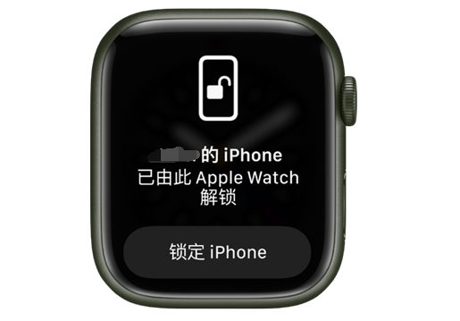 衡东苹果手机维修分享用 AppleWatch 解锁配备面容 ID 的 iPhone方法 