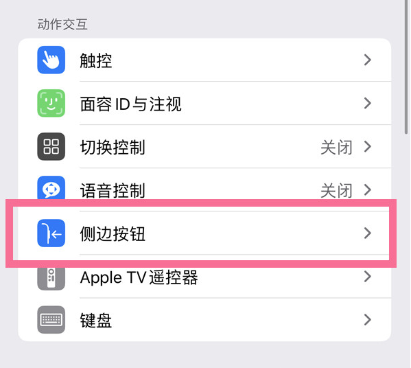 衡东苹果14维修店分享iPhone14 Plus侧键双击下载功能关闭方法 