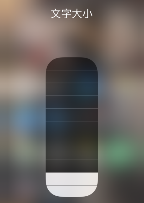 衡东苹果手机维修分享小技巧：在 iPhone 控制中心快速调节字体大小 