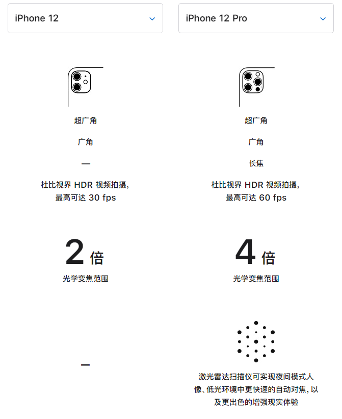 衡东苹果手机维修分享苹果 iPhone 12 与 iPhone 12 Pro 选哪款 